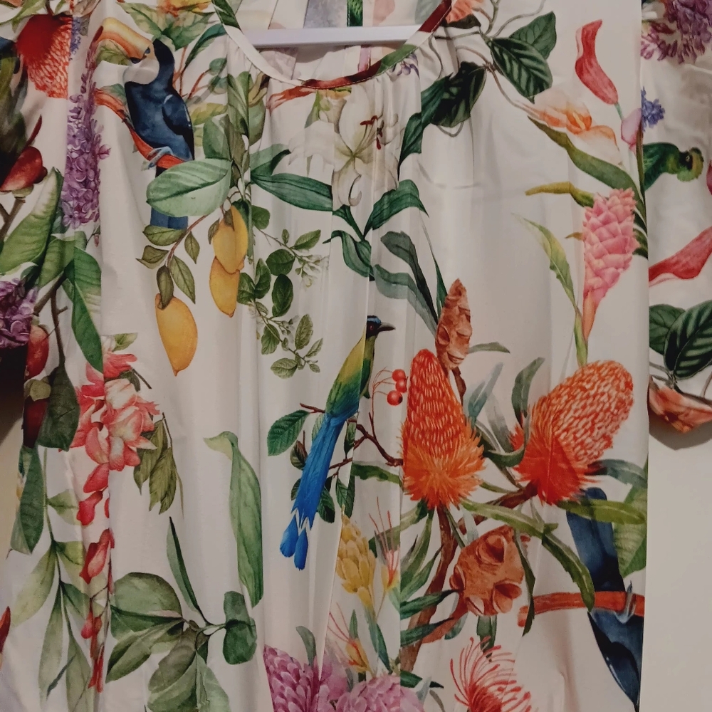 Calypso St Barth Tropical Print Maxi Skirt Set Size S - Picture 12 of 16